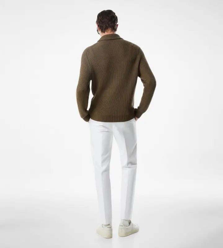 SILK MERINO SHAWL COLLAR CARDIGAN online